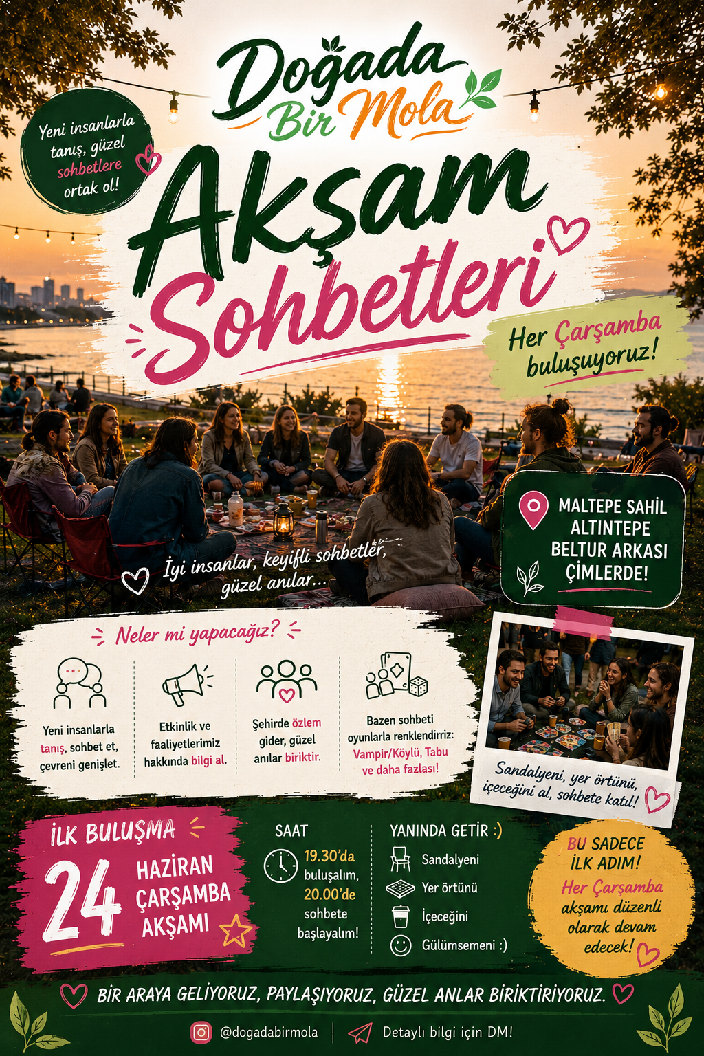 Akşam Sohbetleri (Maltepe Sahil'de)