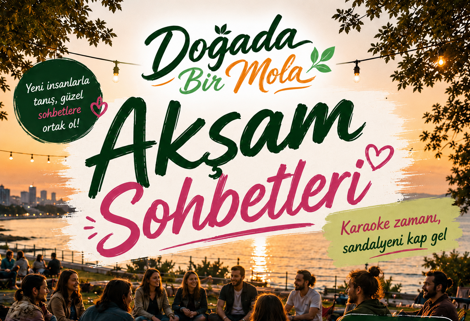 Sahilde Karaoke & Sohbet akşamı