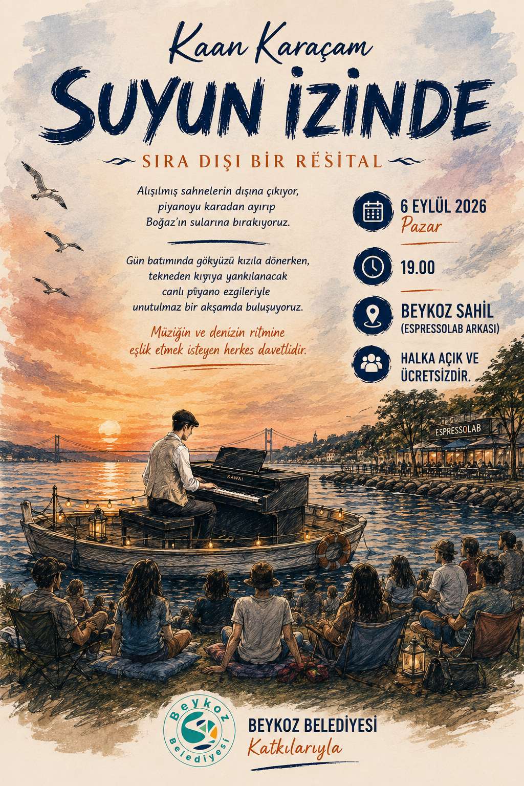Piyano Konseri: Suyun İzinde: Sıra Dışı Bir Resital